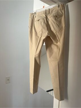 Trina Turk Tailored Capri Pants in Light Tan